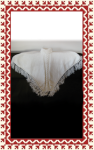 Kötött nőiruha - Fehér női ír mintás kötött poncsó